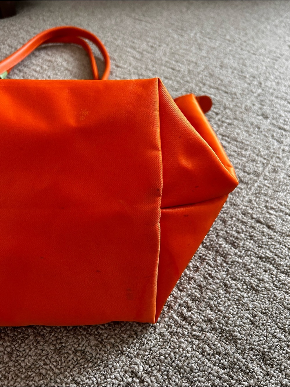 Longchamp Orange Women's Tote Bag - Classic Everyday Carry - Picture 6 of 16